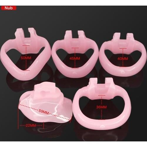 HT V4 Resin Cock Cage Biosurced Male Chastity Device Set Penis Ring Bondage Belt Fetish Adult Sex Toys