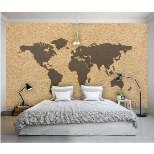 Customized 3d photo wallpaper 3d wall murals wallpaper Asia map diatom ooze background wall wall paper 3d living room wallpaper