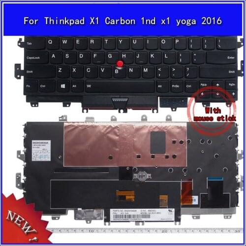 Laptop Keyboard for Lenovo IBM Thinkpad X1 Carbon 1nd x1 yoga 2016 Notebook Replace Keyboard