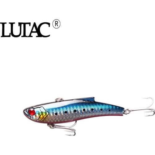LUTAC Metal Vib Blade Lure 10g 16g 28g Sinking Vibration Baits Artificial Vibe for Bass Fishing Tackle