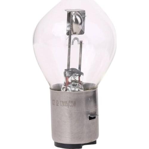Motorcycle 12V 25W 10A B35 BA20D Headlight Bulb For ATV Moped Scooter Glass 40GF