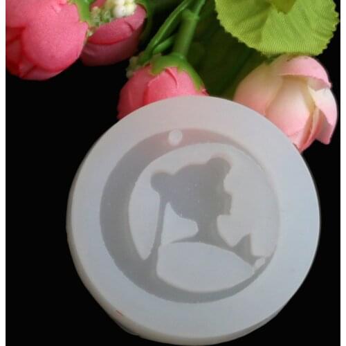 Cartoon Epoxy Silicone Mould Sailor Moon DIY Pendant Jewelry Mold Tools Sugarcraft Fondant Cake Decorating Tools