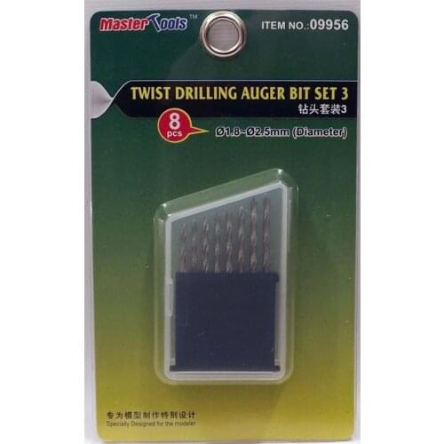 Trumpeter 09956 Master Tools Twist Drilling Auger Bit Set 3 Model DIY Tools