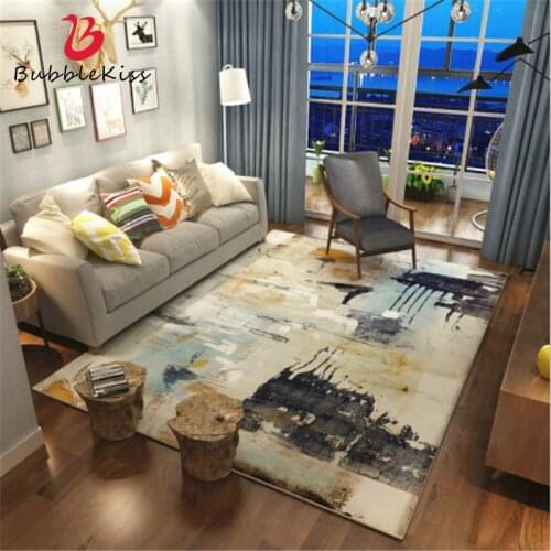 Bubble Kiss 2020 New Nordic Abstract Style Mat Polyester Anti-wrinkle Carpets for Living Room Home Decor Bedside Bedroom Rug