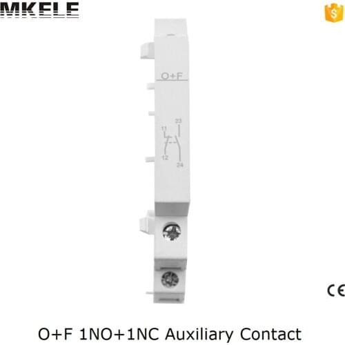 O+F ct contactor auxiliary 1no+1nc ac contactor silver electrical contact for contactor household contactor auxiliary