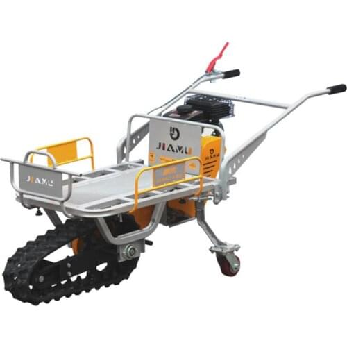 Field narrow road mountain climbing Small gasoline truck driver pushes agricultural vehicle single-track transporter