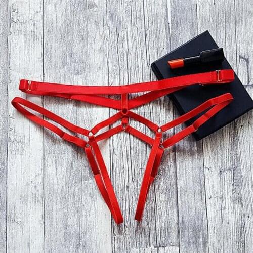 Sexy Lingerie Sexy Women Crotchless Bandage Panties High Elastic Erotic Lingerie Hollow Out Porno Underpant Ladies Sex Underwear