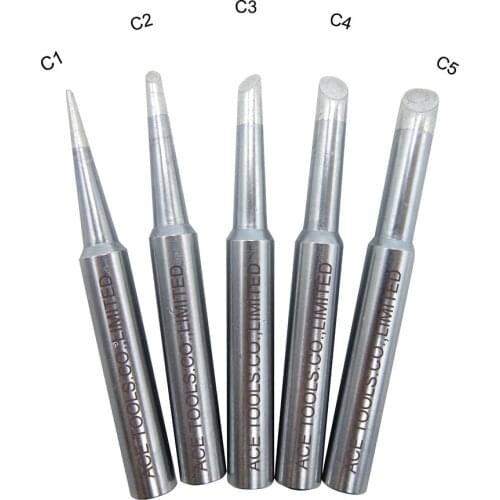 5 PCS ST Replace Soldering Tips Fit WELLER SP40L SPG40 SP40N WP25 WP30 WP35 WLC100 Iron Handle Nozzle Pencil Welding Bit