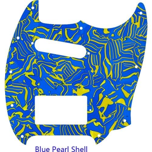 Pleroo Guitar Parts For FD US 11 Scwer Holes Mustang Guitar Pickguard With Singe Pick And Humbucker Scratch Plate