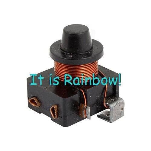 1/8HP Refrigerator Plastic Housing Starter Compressor PTC Relay Black