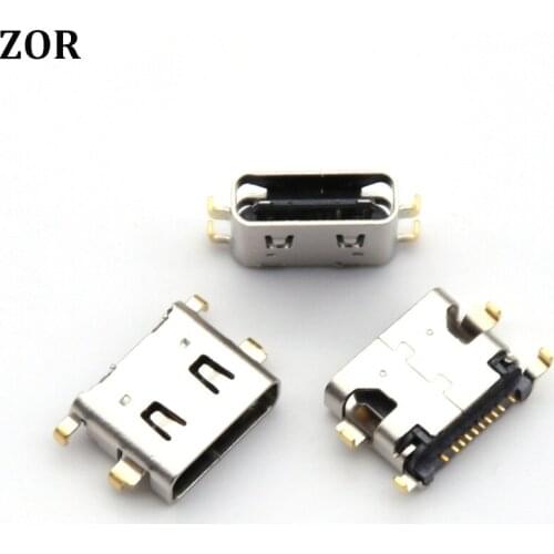 10pcs For Vernee Apollo 5.5" 2K 2560*1440 MTK6797T Helio Deca Core micro mini usb jack socket connector charging port dock plug