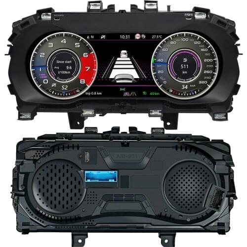 12.5'' VW Virtual Cockpit Digital Instrument Cluster For Golf MK7 7.5 PASSAT CC B8 Variant Sportsvan Digital Speedometer