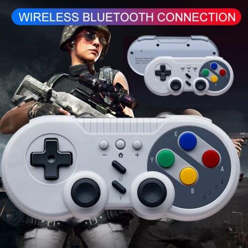 500mAh Retro Wireless Bluetooth Gamepad Joystick Controller Without Root With D-pad Button For Switch Pro Windows Steam