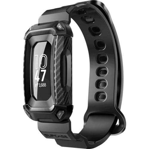 SUPCASE UB Pro Rugged Case Strap Watch Bands For Fitbit Inspire 2 Protective Wristband Case Cover with Band Strap