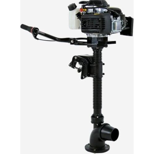 Four-stroke 4 horsepower jet pump outboard motor, air-cooled propeller, marine engine motor, assault boat hook