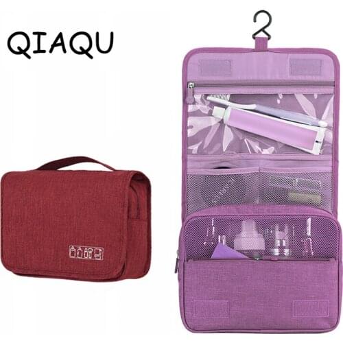Travel Cosmetic Bag Hanging Foldable Portable Women Wash Make Up Bag Men Organizer Necessaries Bathroom Accessories Make Up Bag