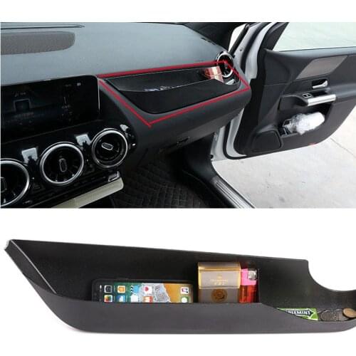 Interior Car Co-pilot Storage Box Container Holder For Mercedes benz B Class W247 2019-2020 Accessories For left hand drive