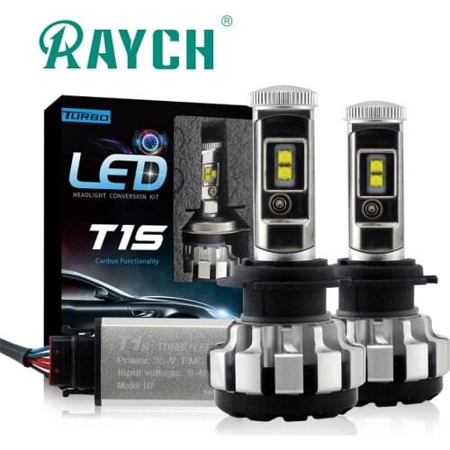 2pcs H1 H3 LED H7 H8 H11 HB3 HB4 H4 9004 9007 Car Bulb T1S Car Headlight Bulbs 80W 8000LM Car Styling 6000K Led Lamp Turbo Led
