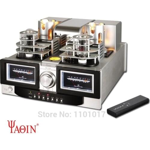 YAQIN MS-650L Best 845 Tube Amplifier HIFI EXQUIS 3 Modes Signle-Ended 2A3 845 Lamp Amp with Remote