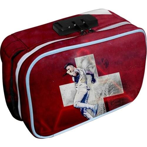 M.Pokora Oxford cloth 3D printing Deodorant Tobacco Bag Storage Bag Cosmetic Bag