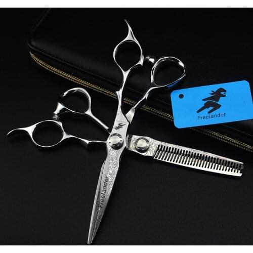 Damascus 6" High Quality Professional Hairdressing Scissors Barber Hair Cutting Shears Set Salon Haircut Scissor Styling Tools