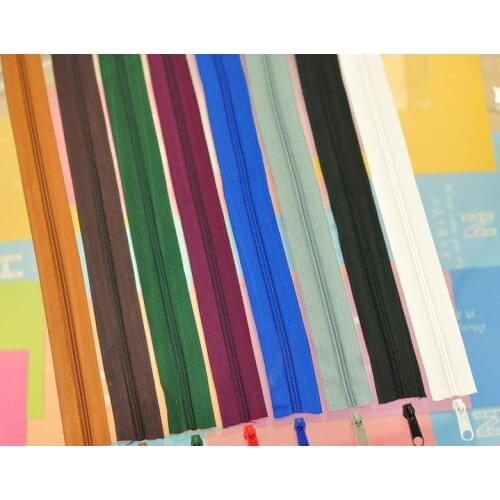 3# Nylon Coil Zippers uncutted countious For DIY Sewing Bags Garment Accessories quilts pillows cover craft 22 colors available