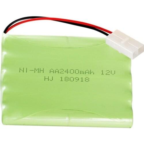 12v 2400mah ni-mh battery 12v RC battery nimh battery aa size ni mh for rc car toy battery SM-2P/JST-2P/TAMIYA/EL-2P Plug 1pack