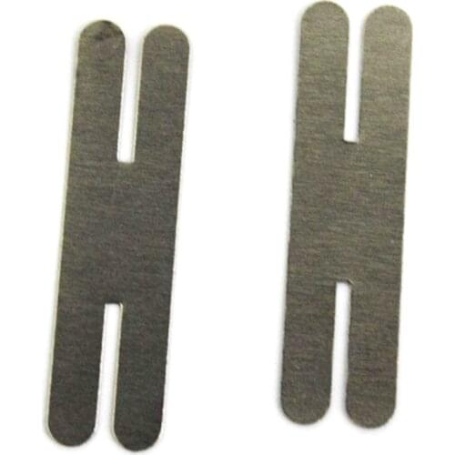 100pcs/lot 0.2x30x8mm H type Nickel Plated Steel Strap Strip Sheets for Battery Pack Spot Welding Spot Welder Equipment