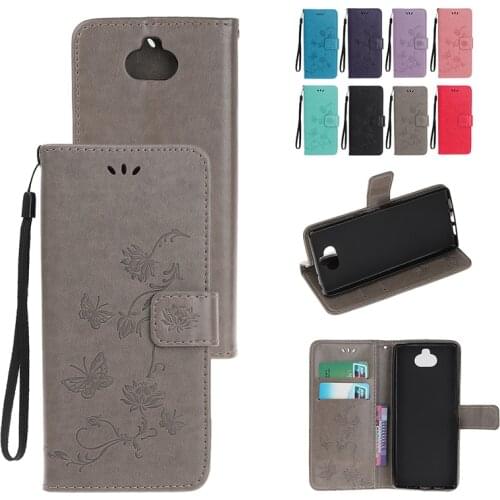 Solid Color Wallet Card Slot Flip Embossing Phone Case For Sony Xperia 10 8 5 1 L4 XZ3 XZ2 XA2 L2 XZ1 XA1 L1 XZS XZ Cases Cover