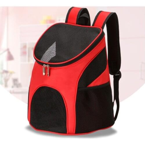 Cat bag Portable Dog Pets Puppy Breathable Mesh Portable Carrier Bag Handbag Foldable Backpack