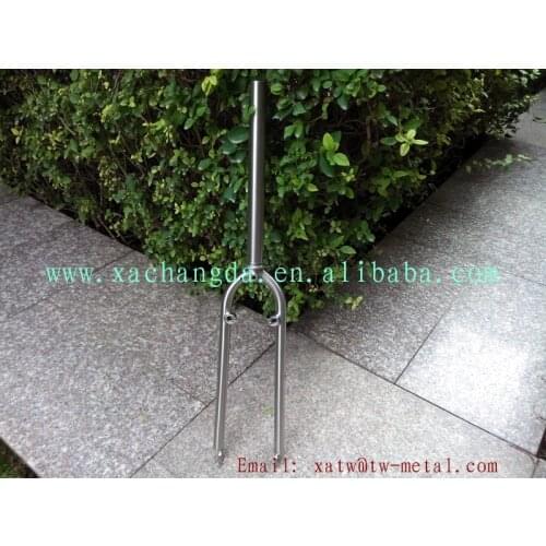 Titanium cyclocross bicycle fork