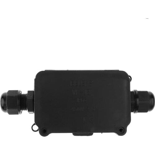 External Junction Box Waterproof Outdoor Cable Connector Anti UV Protection