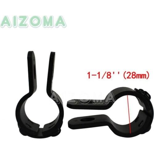 1 1/8" Motorcycle Footest Footpeg Highway Pegs Clamps 28mm Engine Guard Crash Bar Mount Clamp Unviersal for Harley