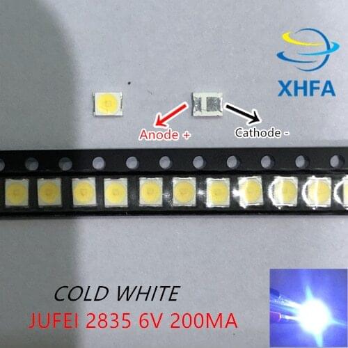 1000PCS FOR maintenance Konka Changhong Amoi LCD TV backlight LED strip lights with the East Bay 2835 SMD LED beads 1W 6V 3528