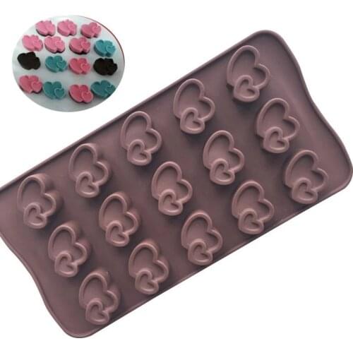 15 Cavity Silicone Chocolate Mold, Chocolate Mold, Handmade Soap Fudge Mold