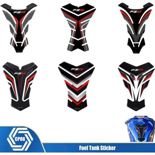 For YAMAHA Fazer FZ8 FZ8S FZ 8 Carbon Fiber 3D Motorcycle Sticker Gas Fuel Oil Tank Pad Protective Case