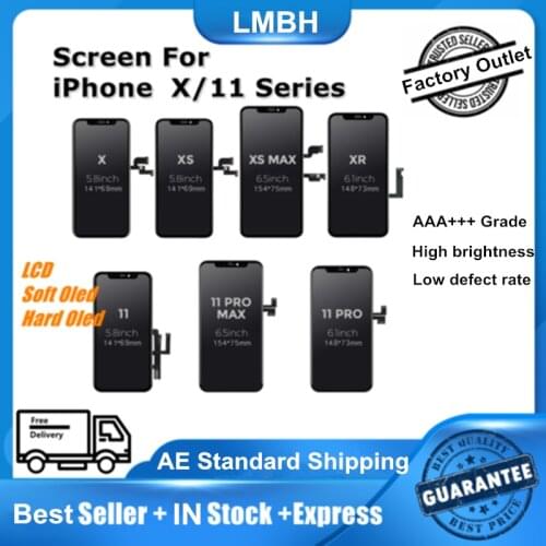 AAA+++ For Pantalla iPhone 5S 6 6S 7 8 Plus LCD Display Touch Screen Assembly Replacement For iPhone X XR XS Max 11 12 Pro Mini