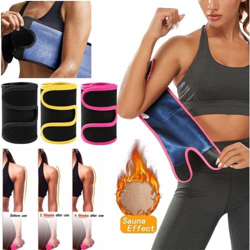 Arm Slimming Shaper Wrap Arm Compression Sleeve Women Weight Loss Arm Trimmers Sauna Sweat Arm Shaper Bands Arm Trainer