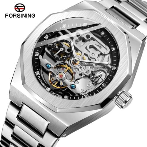 Fashion 4116 Tourbillon Watch Business Movement Automatic Male Square Mechanical Watch For Watches Men Wrist