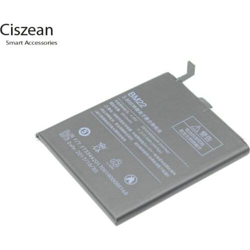 Ciszean 1x High Capacity 3000mAh BM 22 / BM22 Mobile Phone Replacement Battery For Xiaomi Mi5 5 M 5 Mi 5 M5 Free Shipping