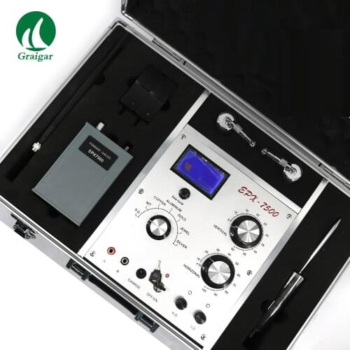 EPX7500 Underground Metal Detector add function of indicator lights utilizing advanced FORWARD GAUSS
