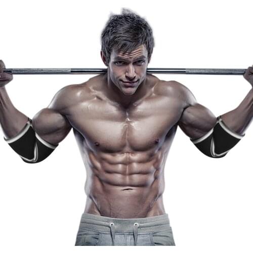 7mm Powerlifting Elbow Brace Knee Elbow Support for Weight Lifting Training Fitness Elbow Support Compression Sleeve Dumbbell