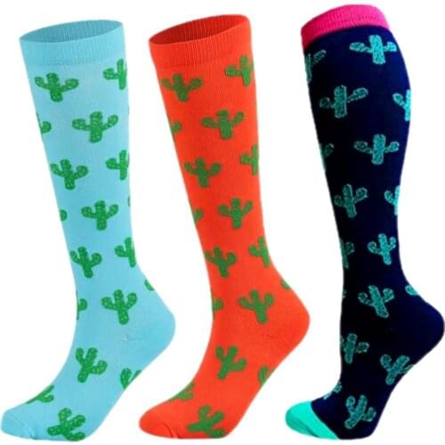 Compression Stockings Sports Black Compression Socks Running Cycling Hiking Socks Nylon Anti-swelling Boost Blood Circulation