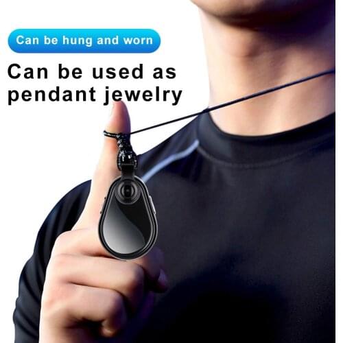 Small 1080P Micro Cam Secret Wearable Mini Camera Espia Video Voice Recorder Body Cam Sport Clip Necklace Support Hidden TF Card