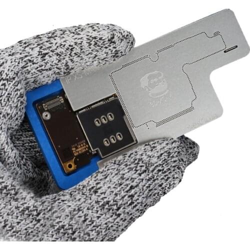 Mobile phone mainboard middle layer plant tin network positioning glue removal 3D plant tin steel mesh platform for IPX/Xs/XsMax