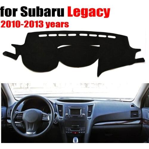 RKAC stickers Car dashboard pad For Subaru Legacy 2010-2013 Left hand drive dashboard cover Instrument platform dash cover