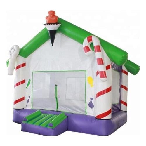 New arrvail Funny outdoor indoor decoration inflatable Christmas bouncers for kids for sale