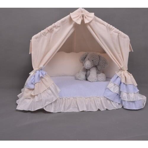 Dog kennel cat kennel summer cool kennel removable and washable indoor and outdoor pet tents
