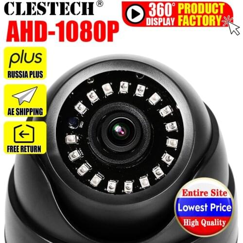 Plastic Mini IR Dome Camera NANO LED Board Video Security Camera Indoor CCTV AHD 720P 1080P 1MP 2MP AHD camera 3.6MM lens IRCUT