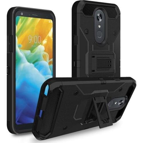For LG Stylo 5 Armor Case Belt Clip Holster Shockproof Cover